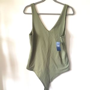 Abercrombie Green Bodysuit XL